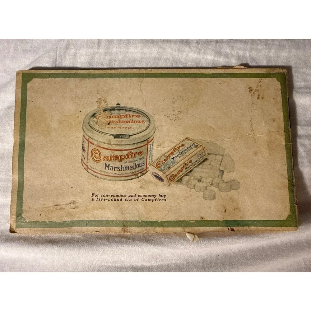 Vintage little Book A Book Of‎ 150 Recipes prepared With Campfire Marshmallows